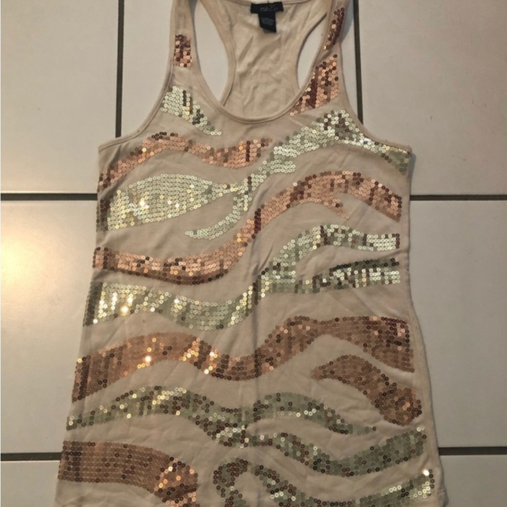Rue 21 sequin tank top